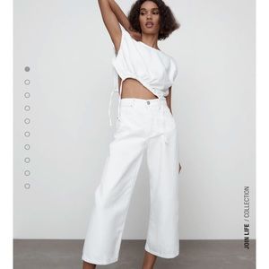 Zara wide leg jeans